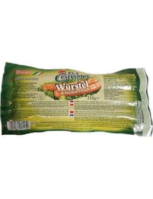 WURSTEL GRANDI POLLO/TACCH. 250GR DEL CAMPO KG.3