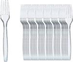 50PZ FORCHETTE KRISTAL TRASPARENTI